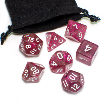 Набор игровых кубиков (розовый кристалл искры) фото цена описание