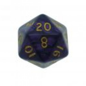 Кубик D20 перламутровый фиолетовый фото цена описание