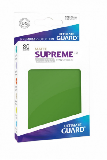 Протекторы Ultimate Guard matte green 80 штук фото цена описание